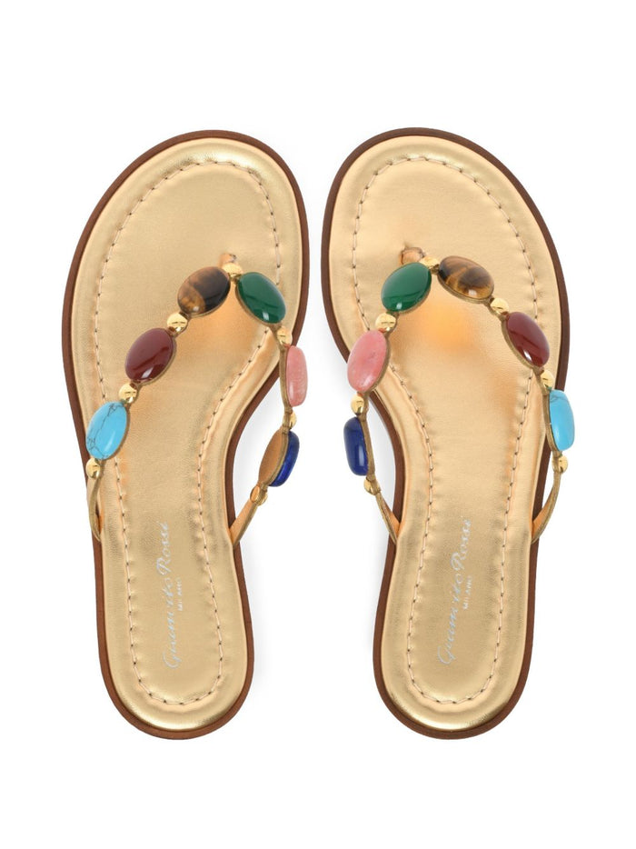 Gianvito Rossi Sandals Leather Brown Calf