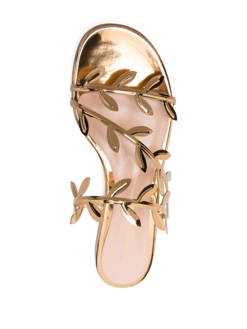 Gianvito Rossi Sandals Golden Calf Leather