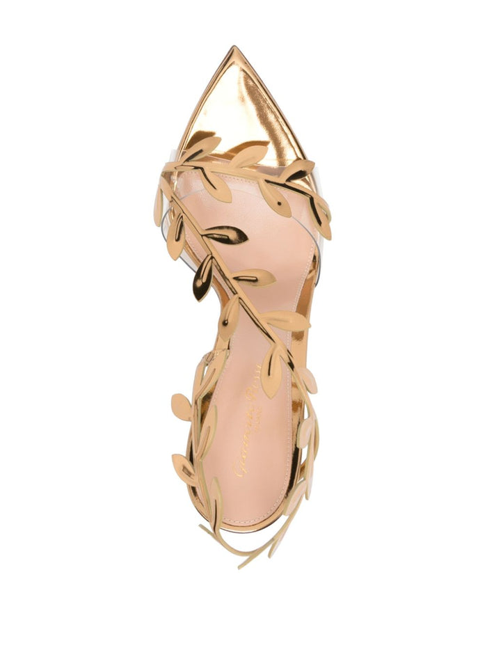Gianvito Rossi Sandals Golden Calf Leather