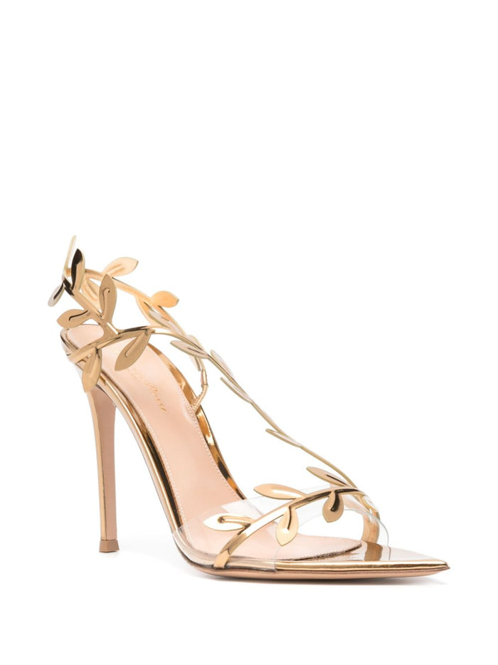 Gianvito Rossi Sandals Golden Calf Leather