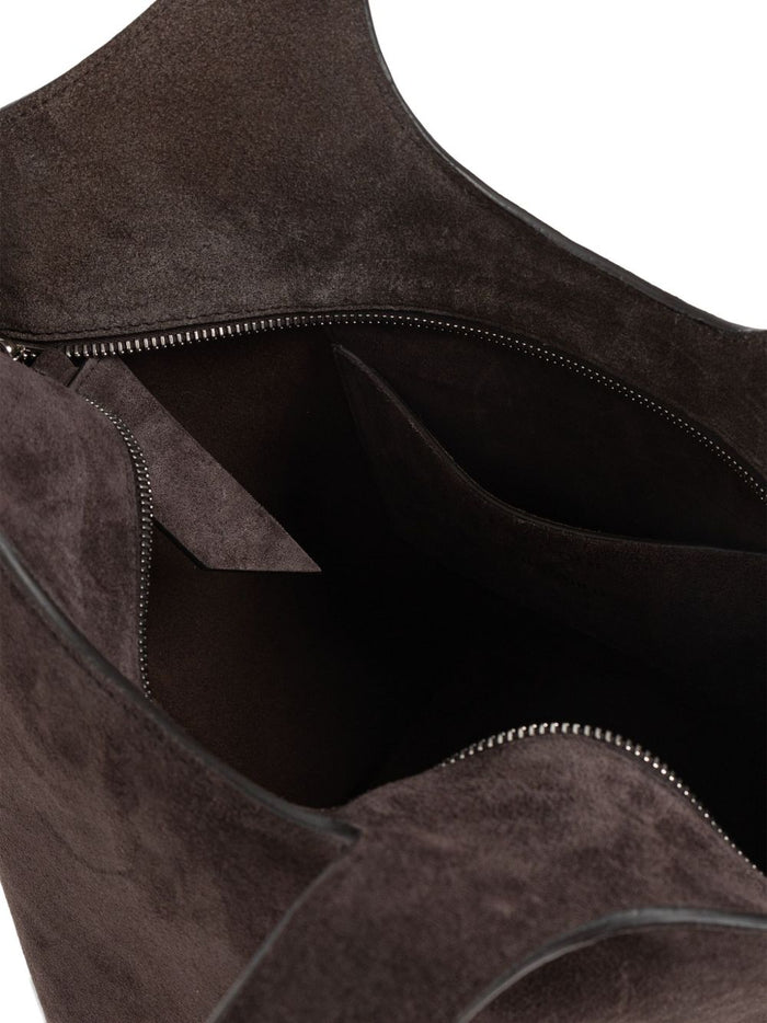 The Attico Bags Marrone Scuro Suede