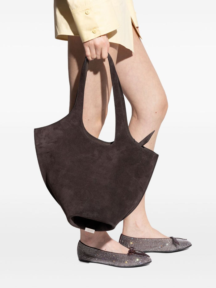The Attico Bags Marrone Scuro Suede