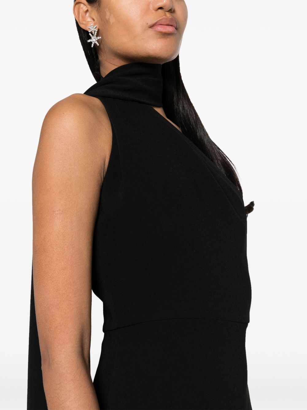 Solace London Dresses Black Polyester