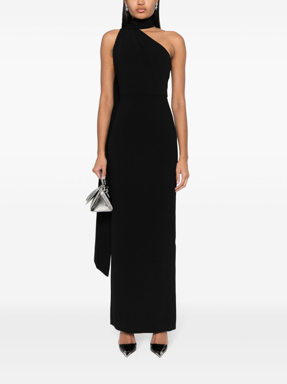 Solace London Dresses Black Polyester