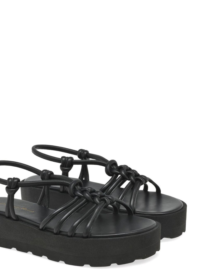 Gianvito Rossi Sandals Black Outer: Nappa Leather
