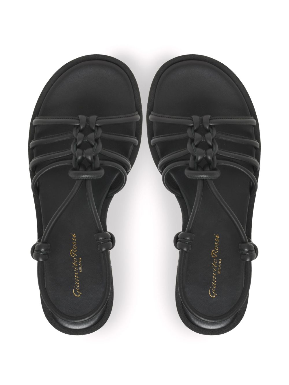 Gianvito Rossi Sandals Black Outer: Nappa Leather