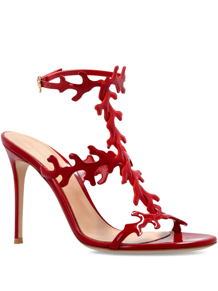 Gianvito Rossi Sandals Red Outer: Nappa Leather
