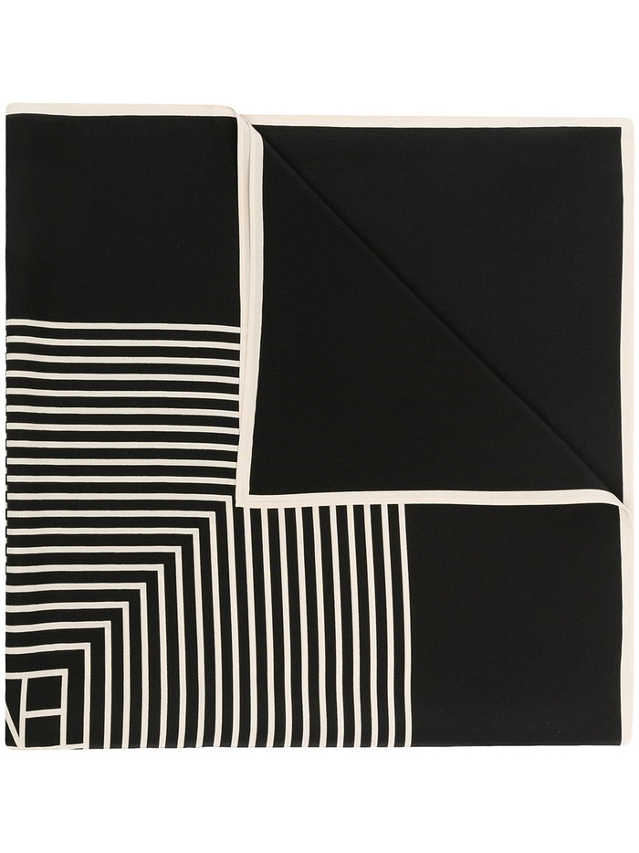 Toteme Pre Scarfs Black Silk