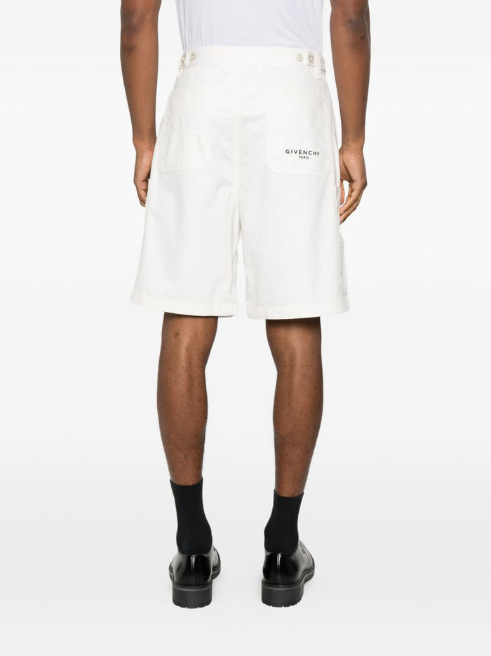 Givenchy Shorts White Cotton