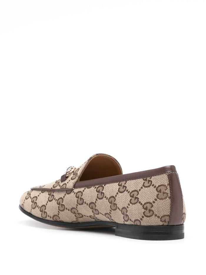 Gucci Flat shoes Beige Polyester Cotton Polyamide