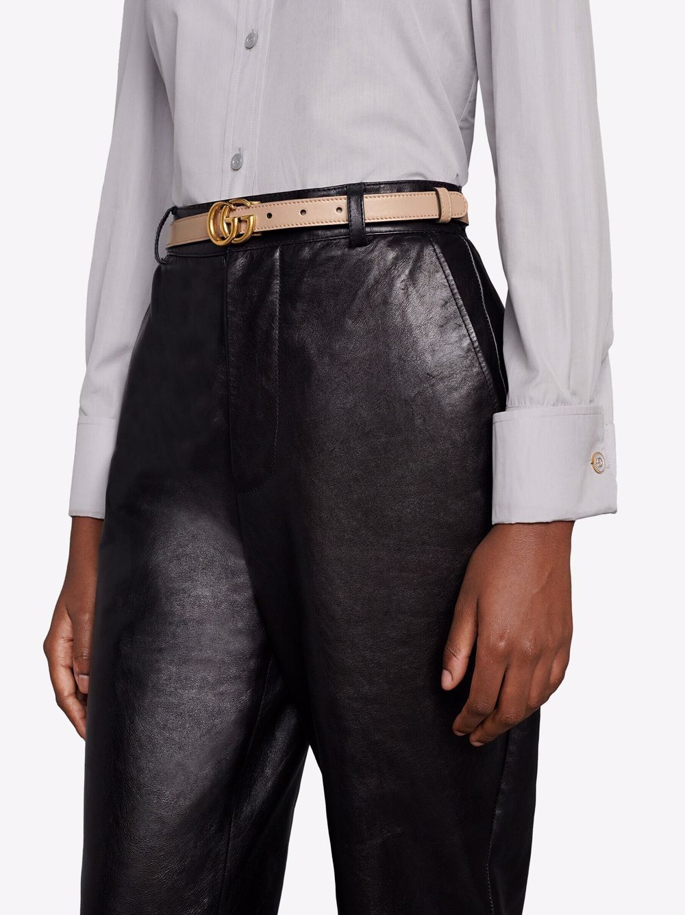 Gucci Belts Powder Calf Skin