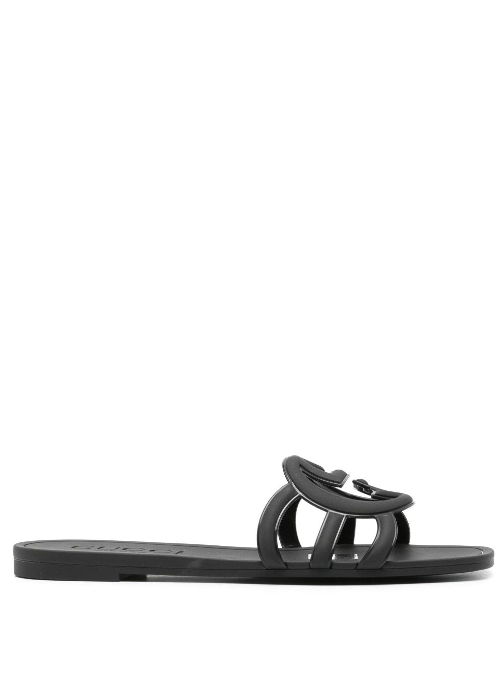 Gucci Sandals Black Rubber