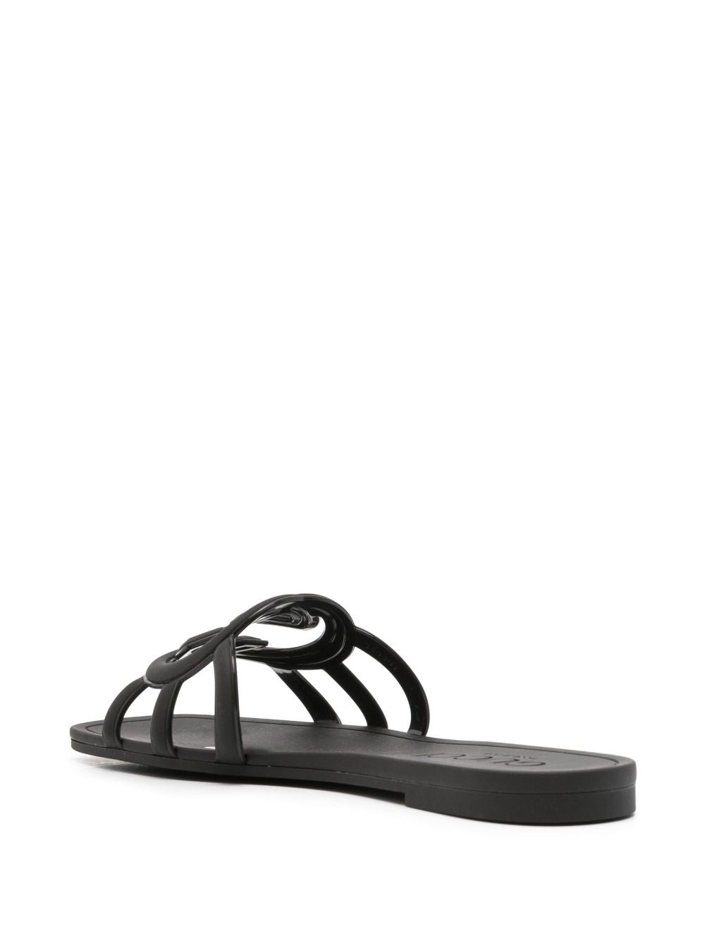 Gucci Sandals Black Rubber