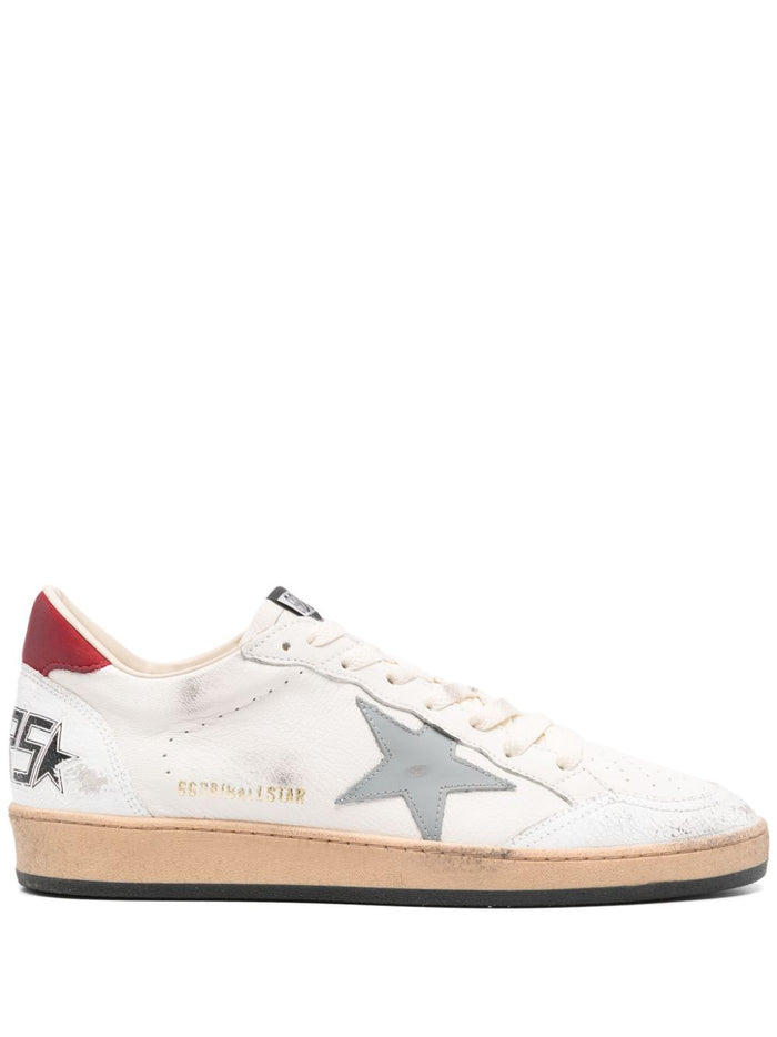 Golden Goose Sneakers Red Calf Leather
