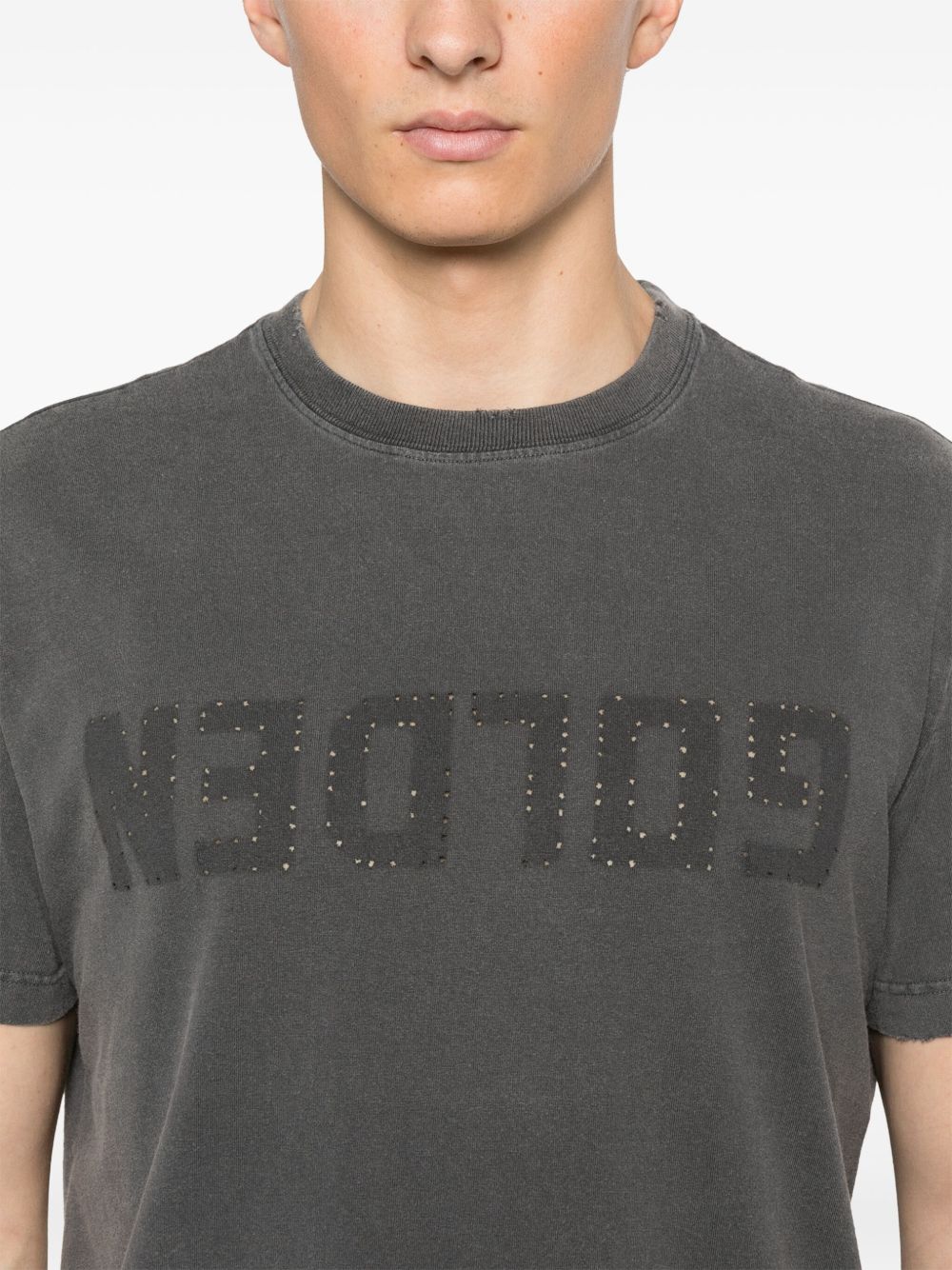 Golden Goose T-shirts and Polos Grey Cotton