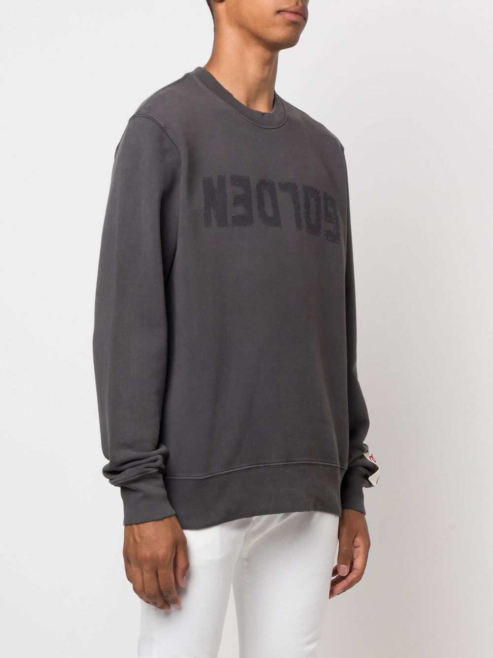 Golden Goose Sweaters Grey Cotton