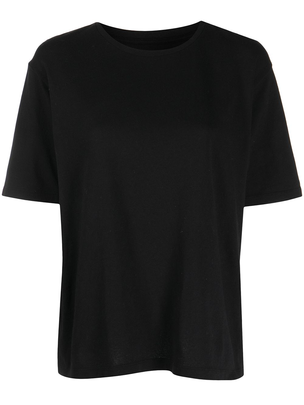 KHAITE T-shirts and Polos Black Cotton