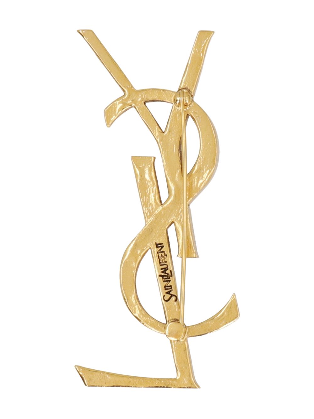 Saint Laurent Bijoux Golden Metals & Alloys->brass100.0 %