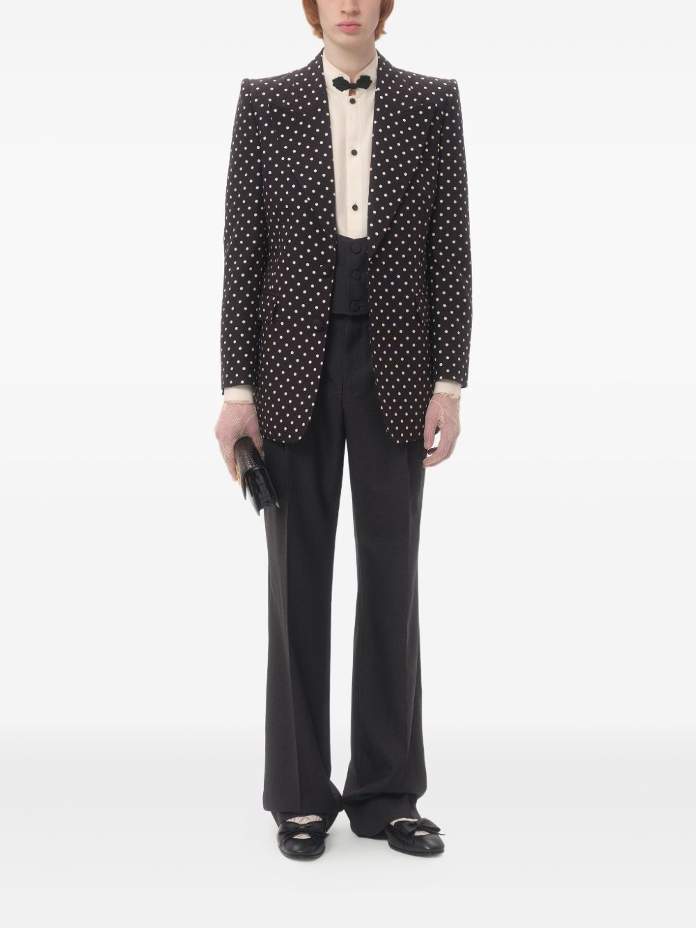 Valentino Shirts Cream Silk