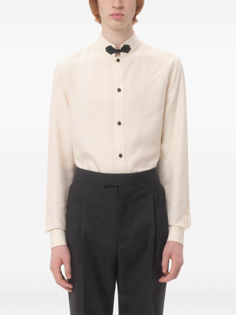 Valentino Shirts Cream Silk