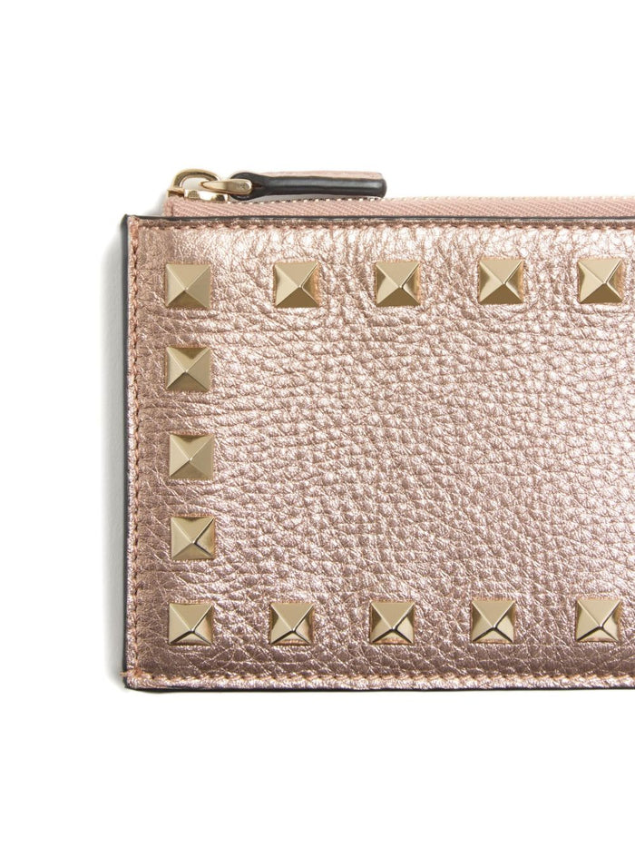 Valentino Garavani Wallets Pink Calf Leather