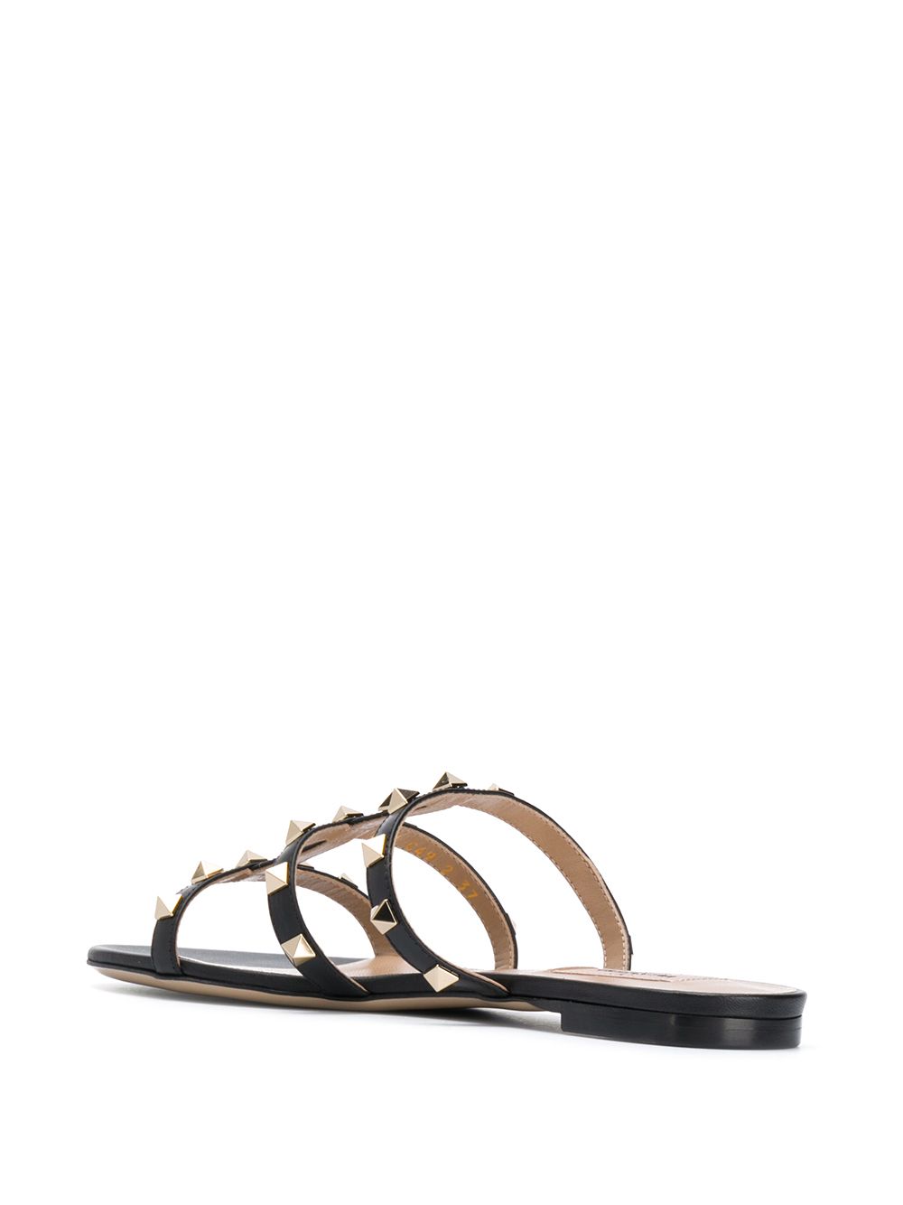 Valentino Garavani Sandals Black Calf Leather