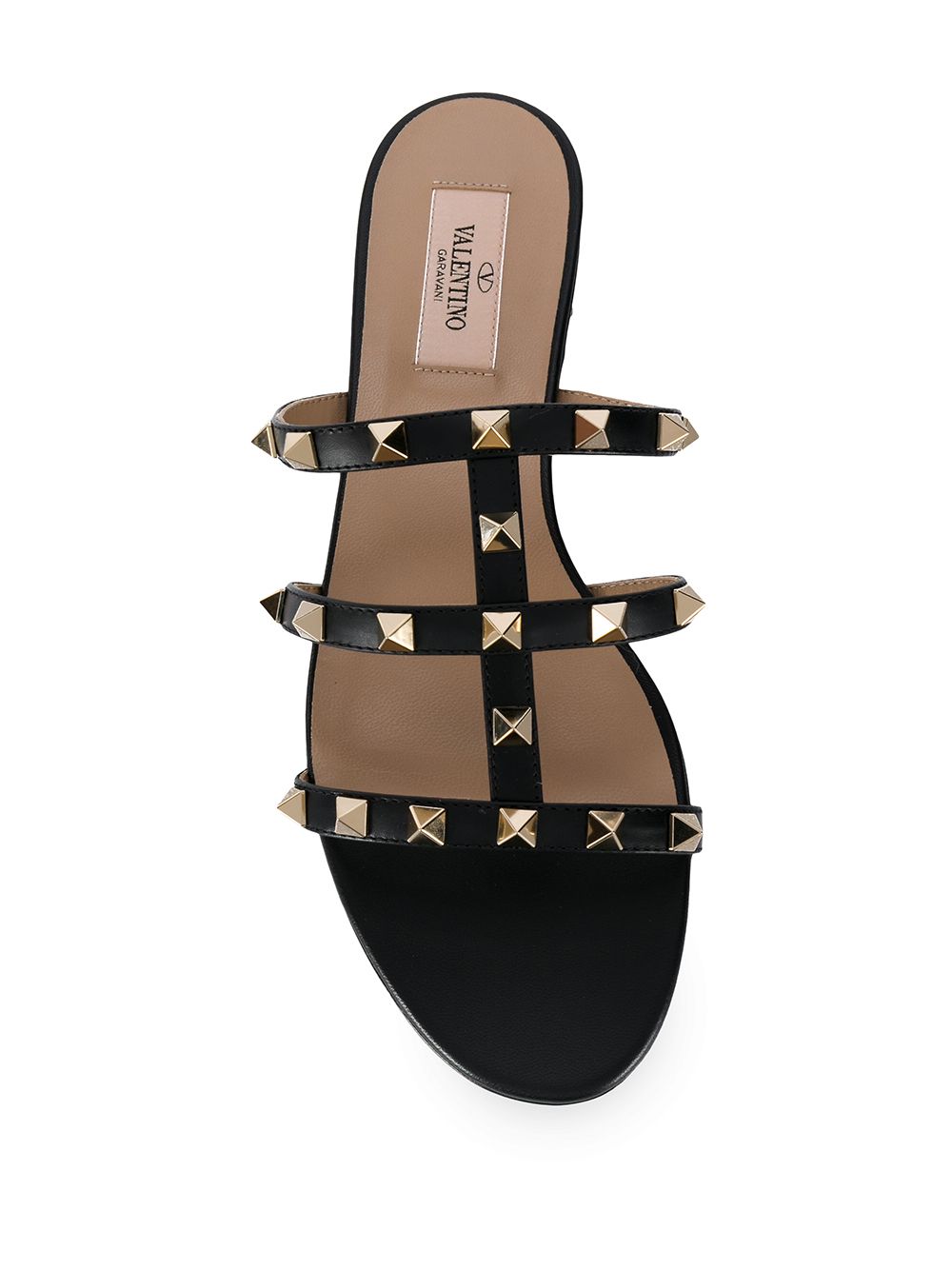 Valentino Garavani Sandals Black Calf Leather