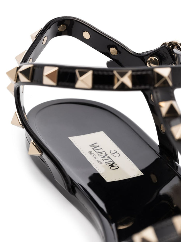 Valentino Garavani Sandals Black Pvc