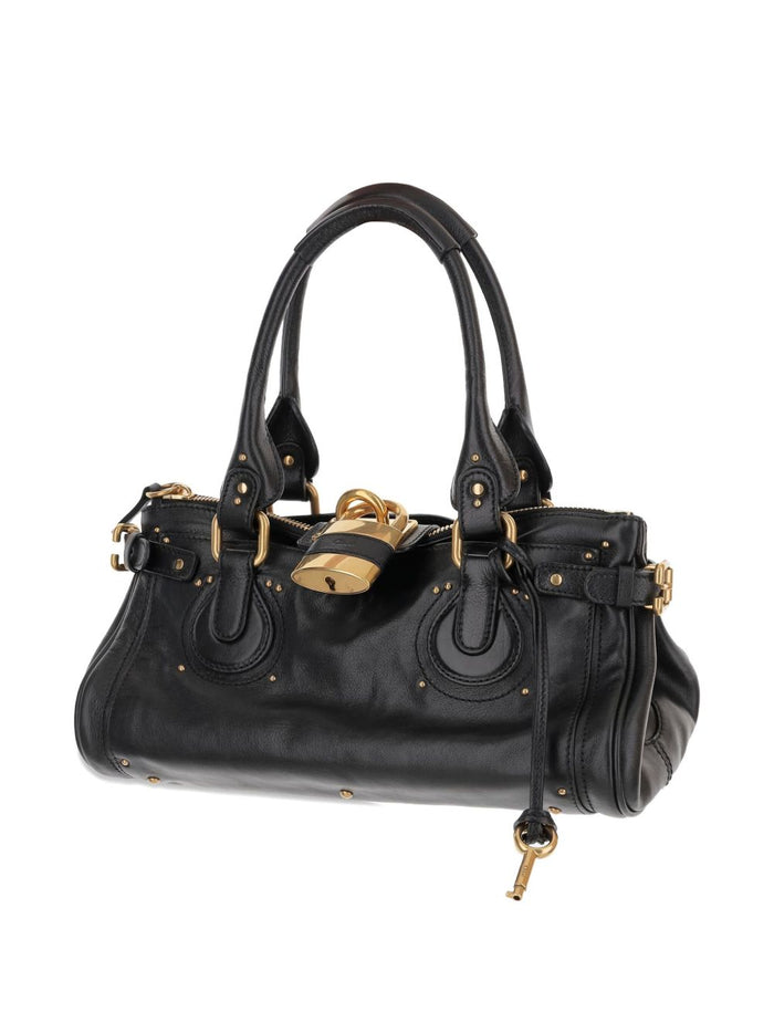 Chloè Bags Black Leather Lamb