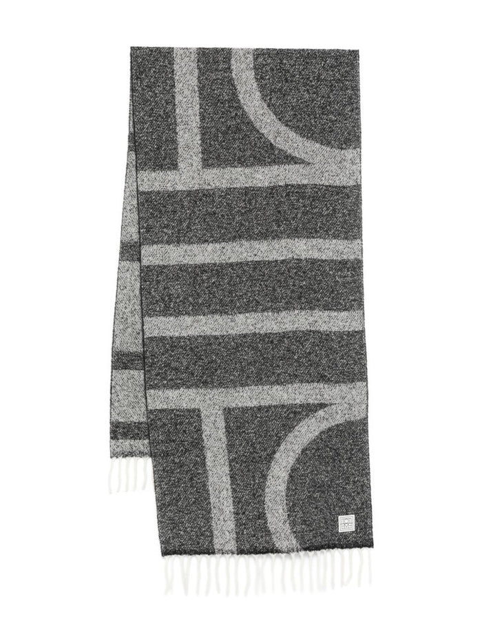 TOTEME PRE Scarfs Black Alpaca