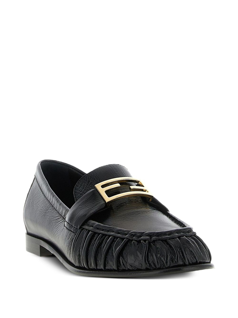 Fendi Flat Shoes Black Agn+interno:agn
