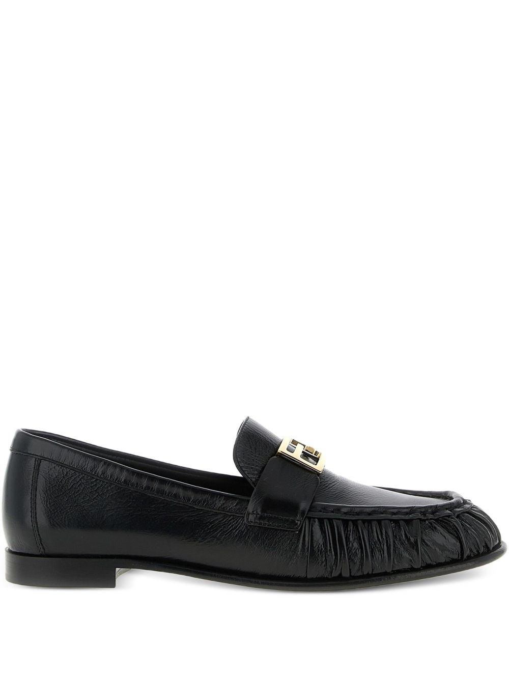 Fendi Flat Shoes Black Agn+interno:agn