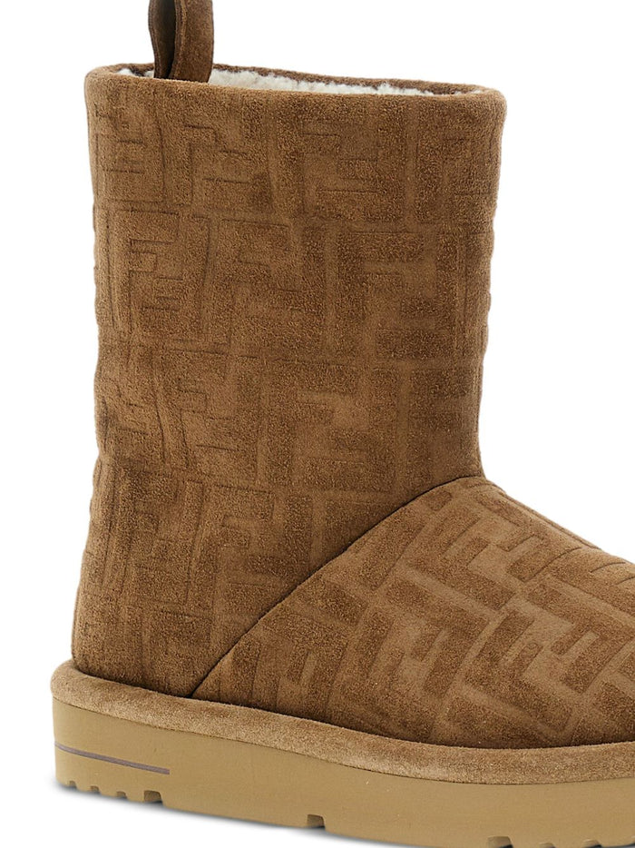 Fendi Boots Brown Vit+interno:mon