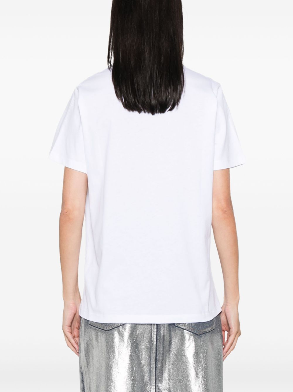 GANNI T-shirts and Polos White Organic Cotton