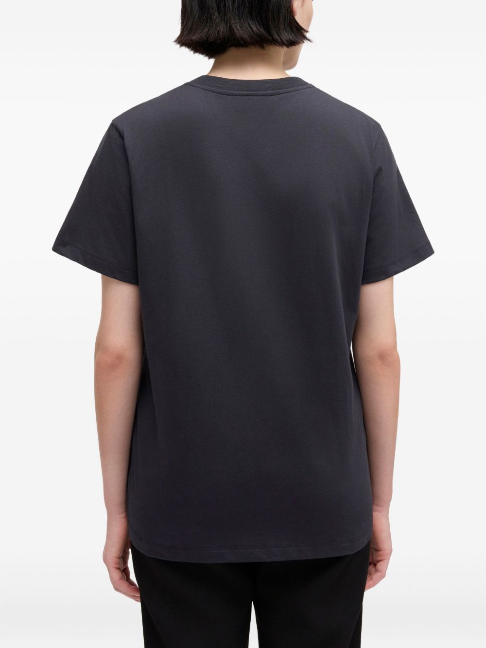 GANNI T-shirts and Polos Black Organic Cotton