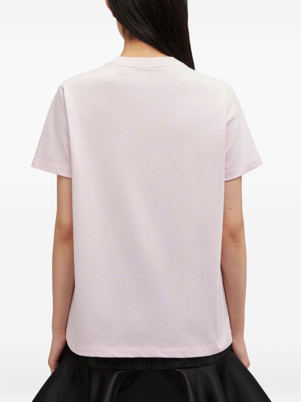 Ganni T-Shirts And Polos Pink Organic Cotton