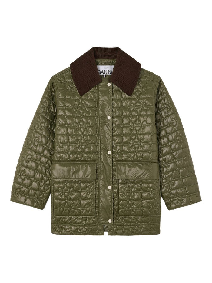 GANNI Jackets Green Recycled Polyamide
