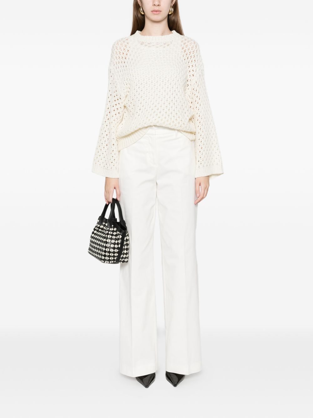 Fabiana Filippi Sweaters Beige Merino