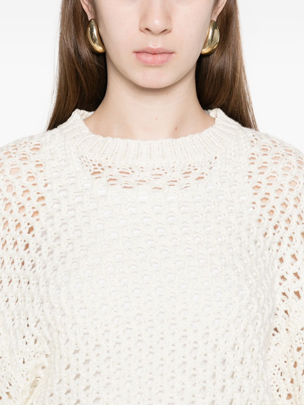 Fabiana Filippi Sweaters Beige Merino