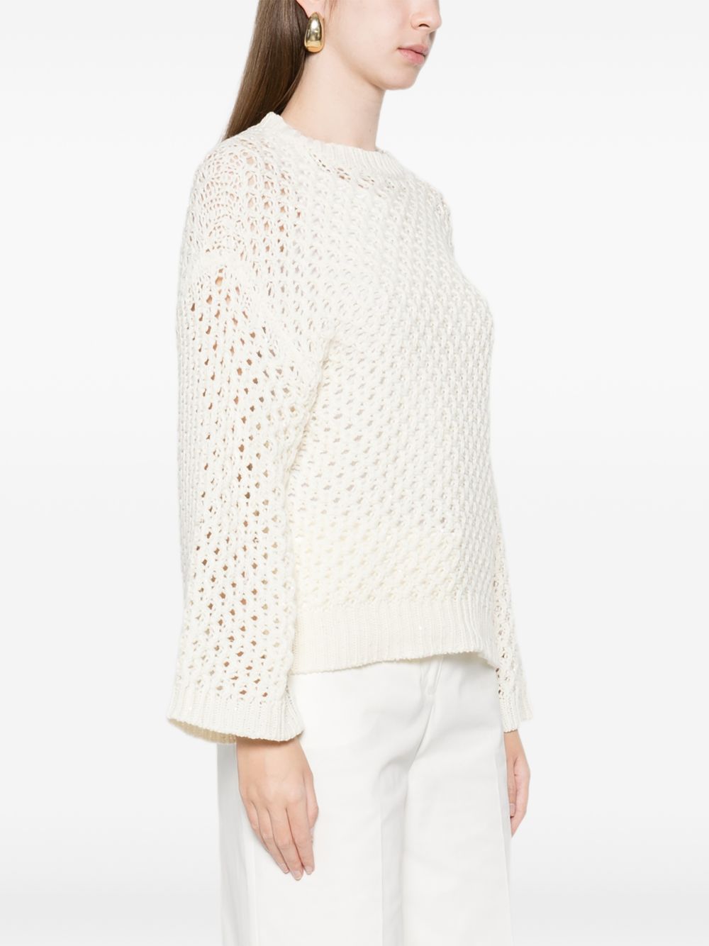 Fabiana Filippi Sweaters Beige Merino