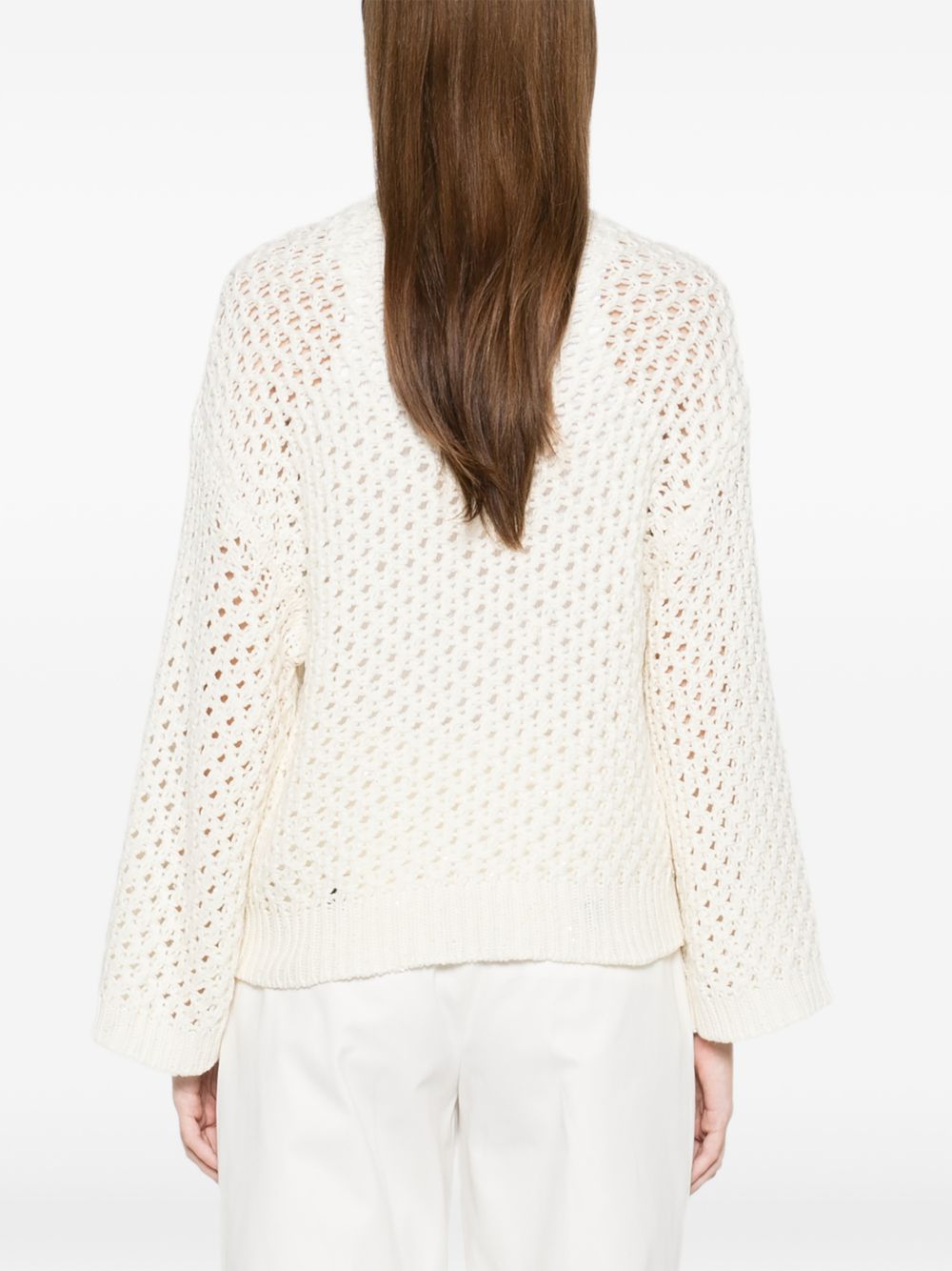 Fabiana Filippi Sweaters Beige Merino