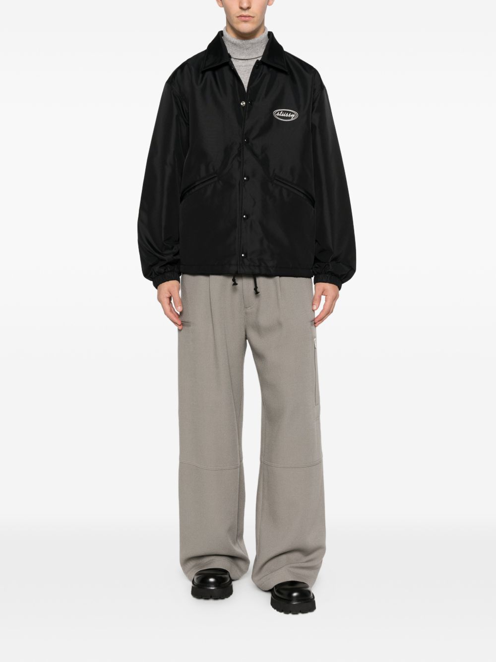 Stussy Jackets Black