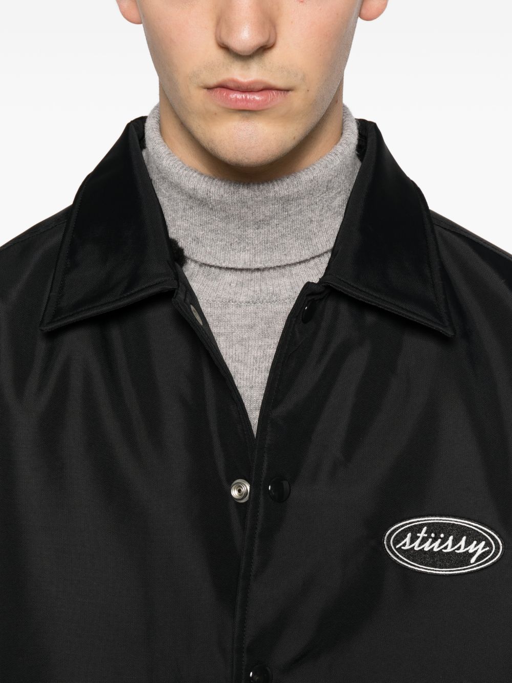 Stussy Jackets Black