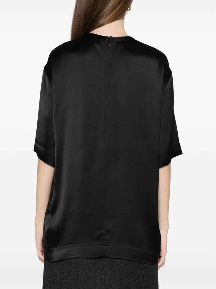TOTEME PRE T-shirts and Polos Black Viscose