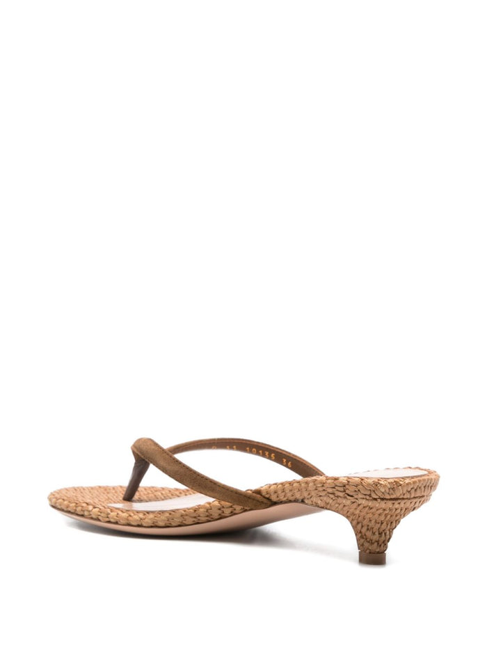 Gianvito Rossi Sandals Brown Outer: Calf Leather