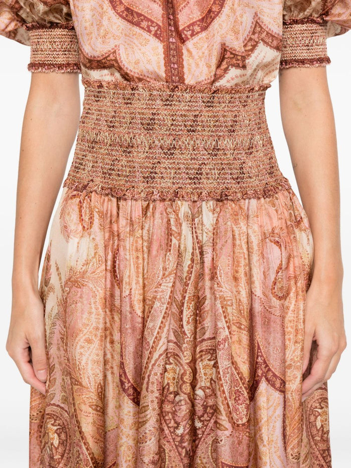 Zimmermann Skirts Red Silk