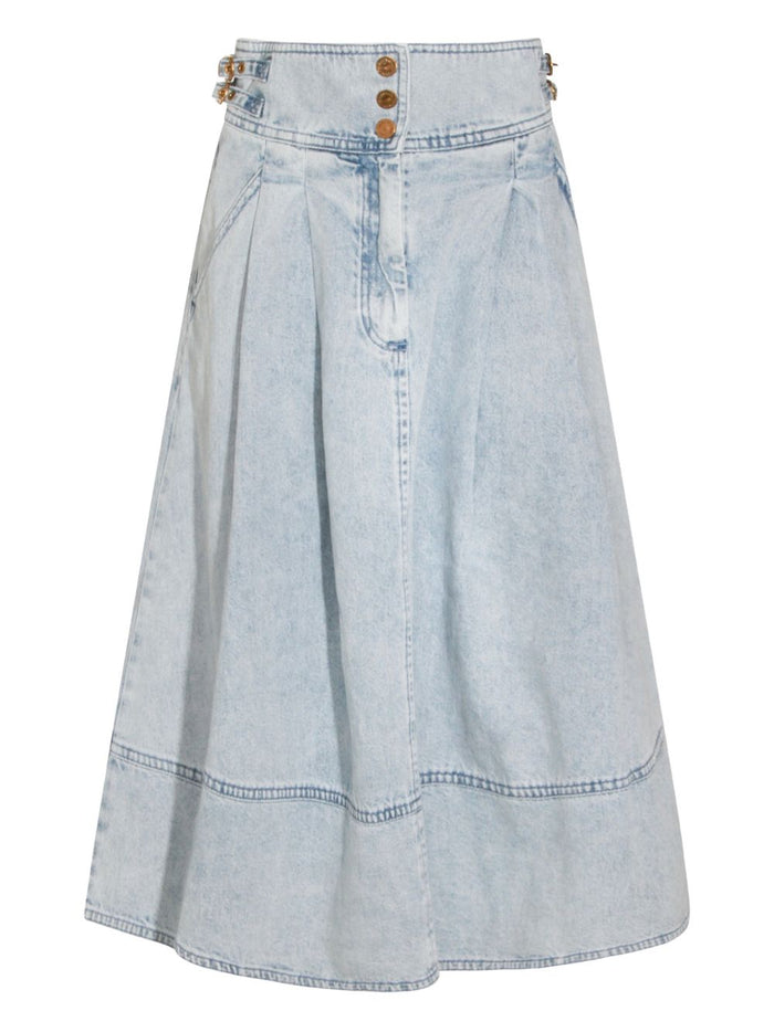 Zimmermann Skirts Clear Blue Cotton