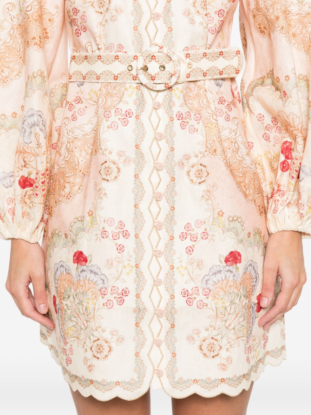 Zimmermann Dresses Beige Linen
