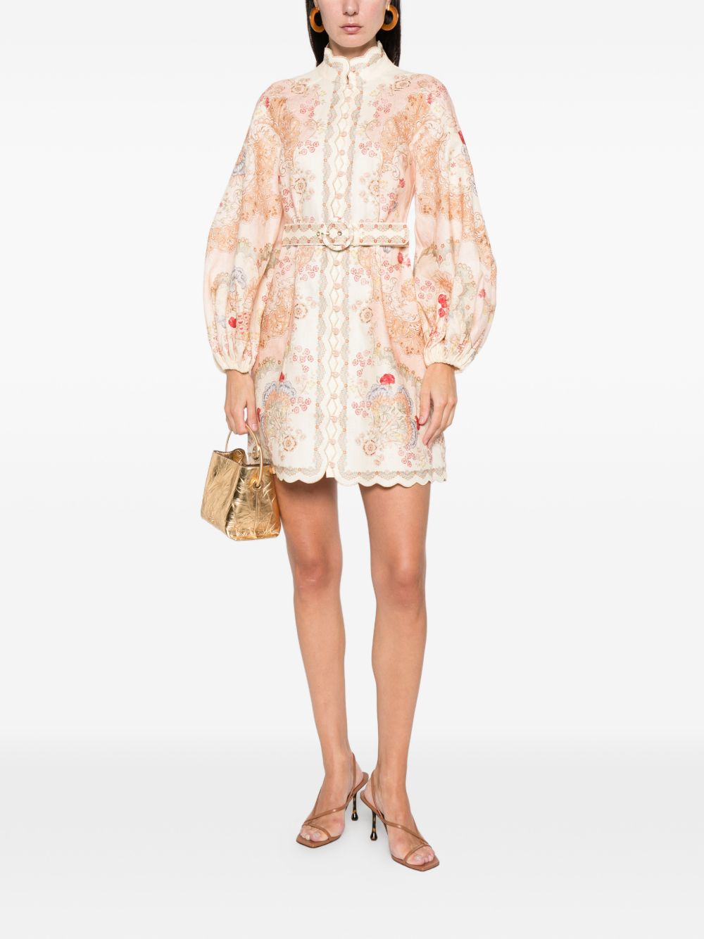 Zimmermann Dresses Beige Linen