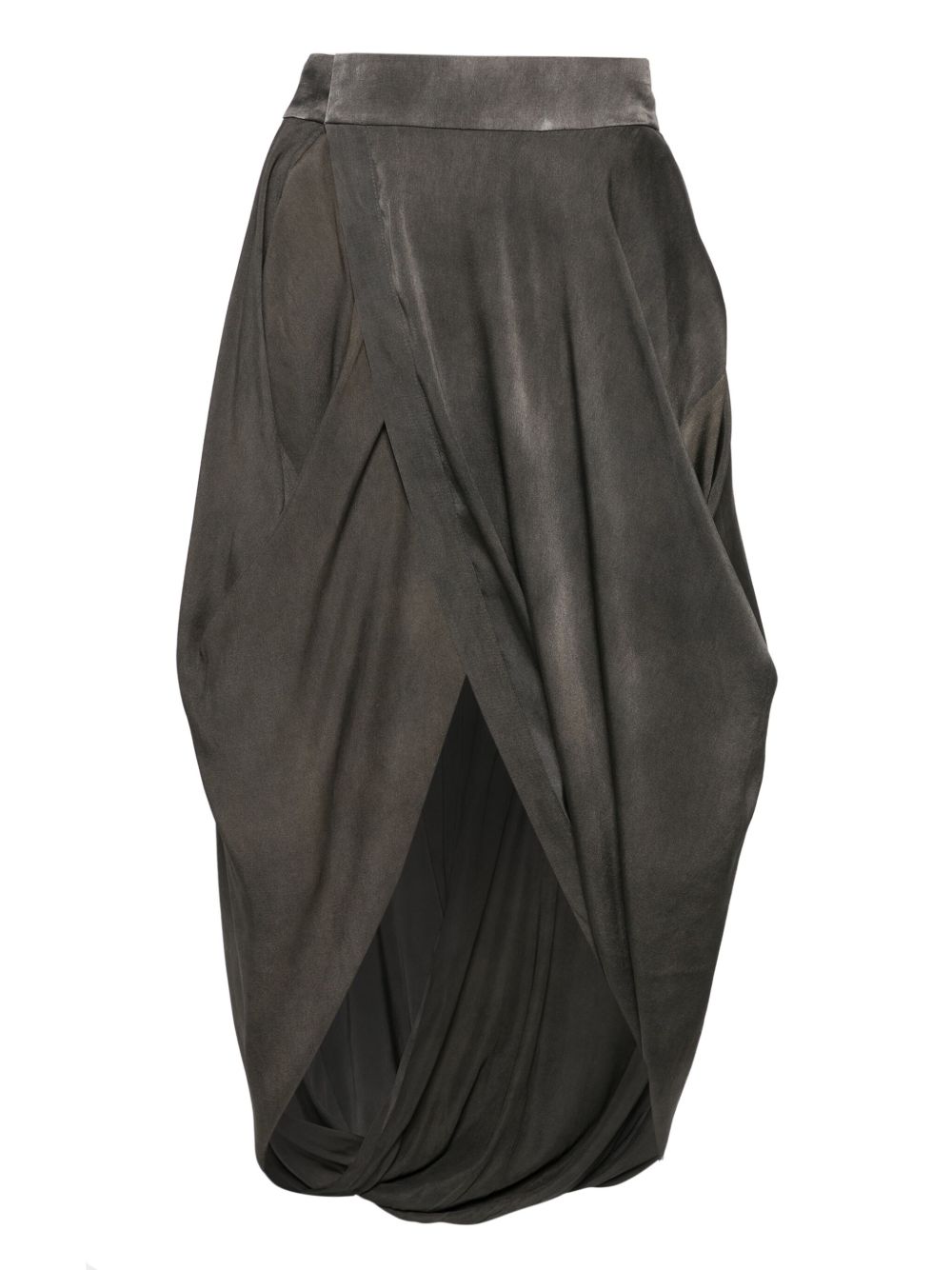 Uma Wang Skirts Grey Silk Elastane